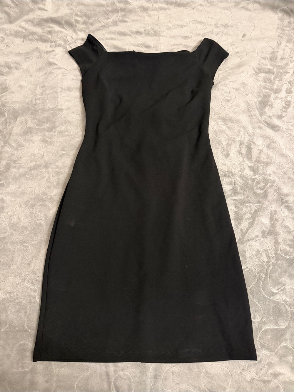Lulus black bow dress